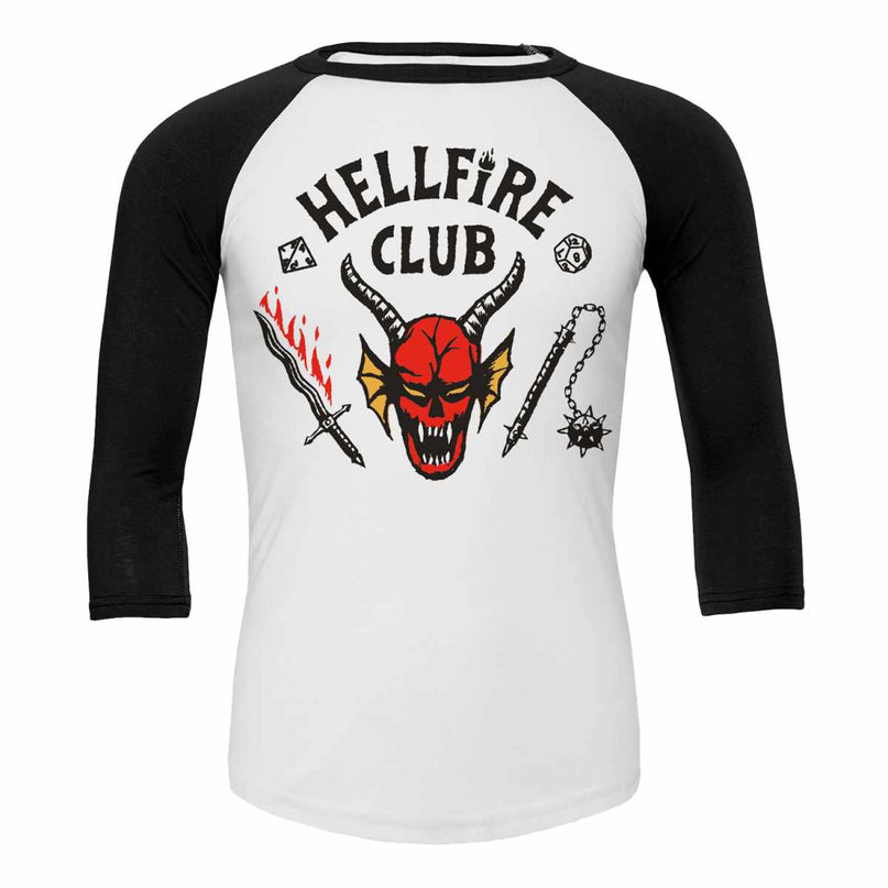 Stranger Things Raglan | Hellfire Club
