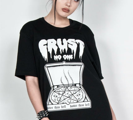 Twisted Apparel Crust No One T-Shirt | Black