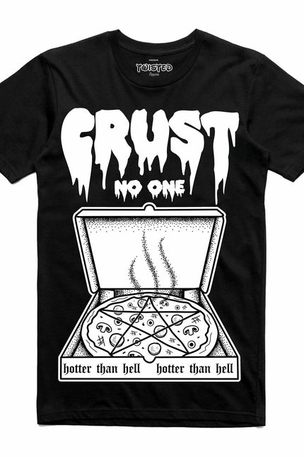 Twisted Apparel Crust No One T-Shirt | Black