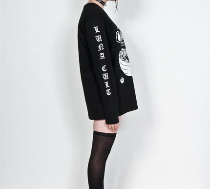 Twisted Apparel Occultios L/S T-Shirt | Black