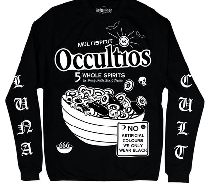 Twisted Apparel Occultios L/S T-Shirt | Black