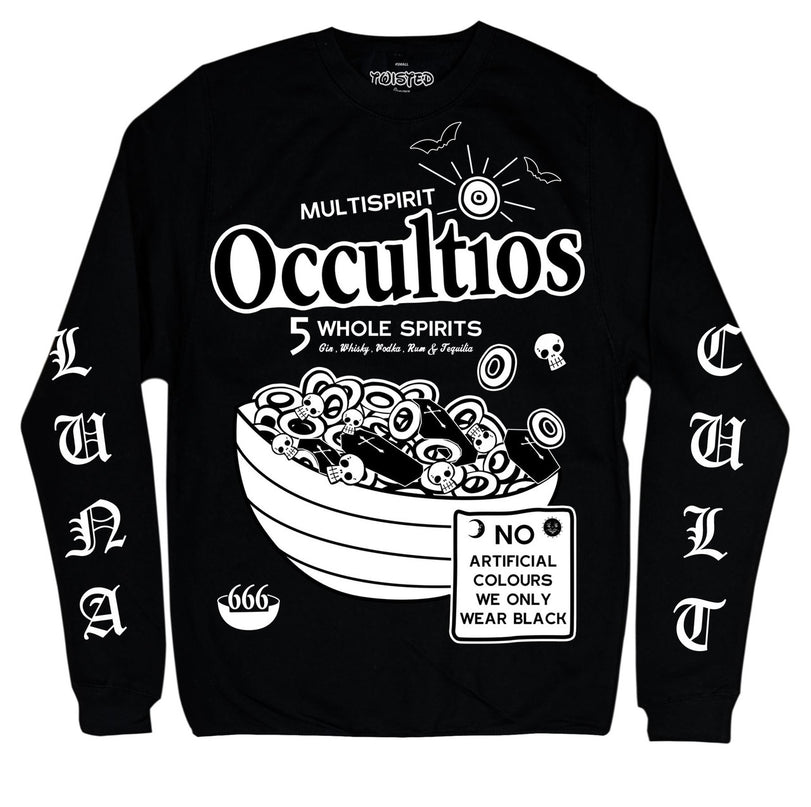 Twisted Apparel Occultios L/S T-Shirt | Black