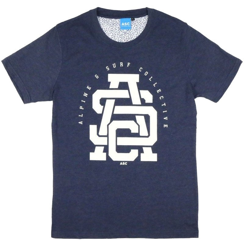 ASC Vars T-Shirt- Navy Marl