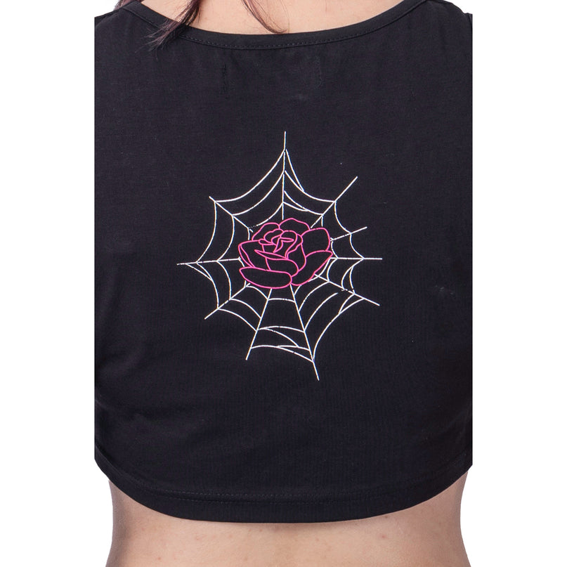 Rockabella Black Widow Top | Black
