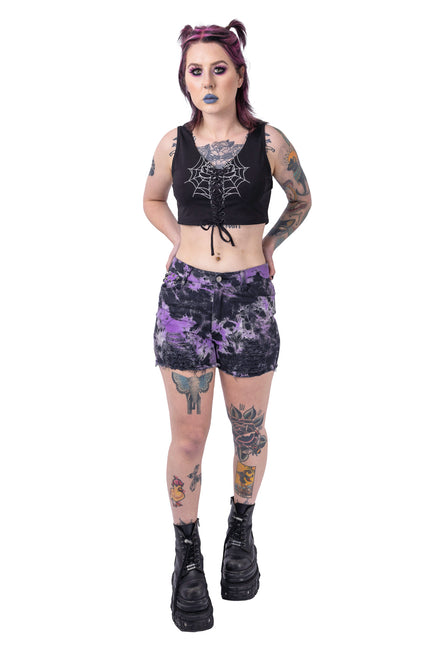 Rockabella Black Widow Top | Black