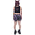 Vixxsin Gaia Shorts | Black/Purple Tie Dye