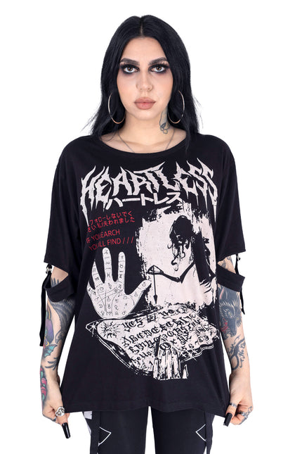 Heartless Ouija Top | Black
