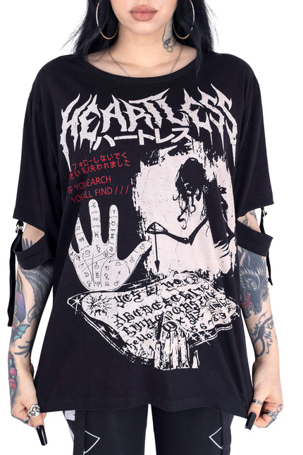 Heartless Ouija Top | Black