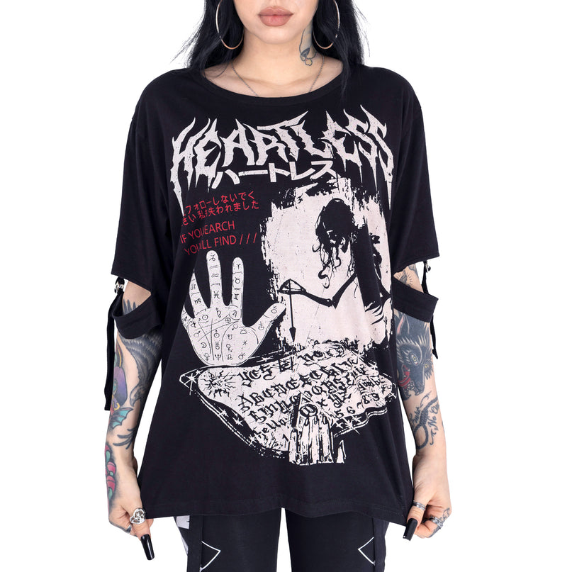Heartless Ouija Top | Black