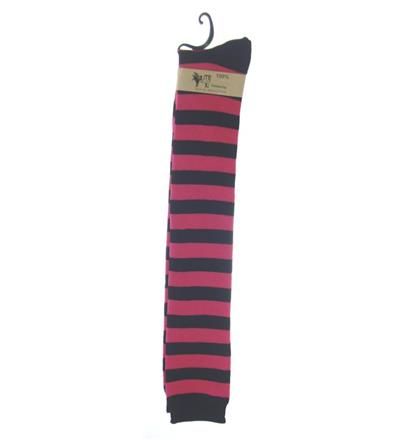 Maverix Essentials Pink Striped Socks