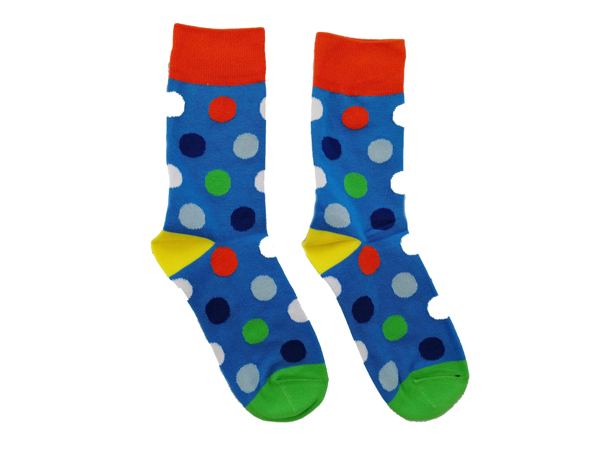 Maverix Essentials Big Dots Blue Socks