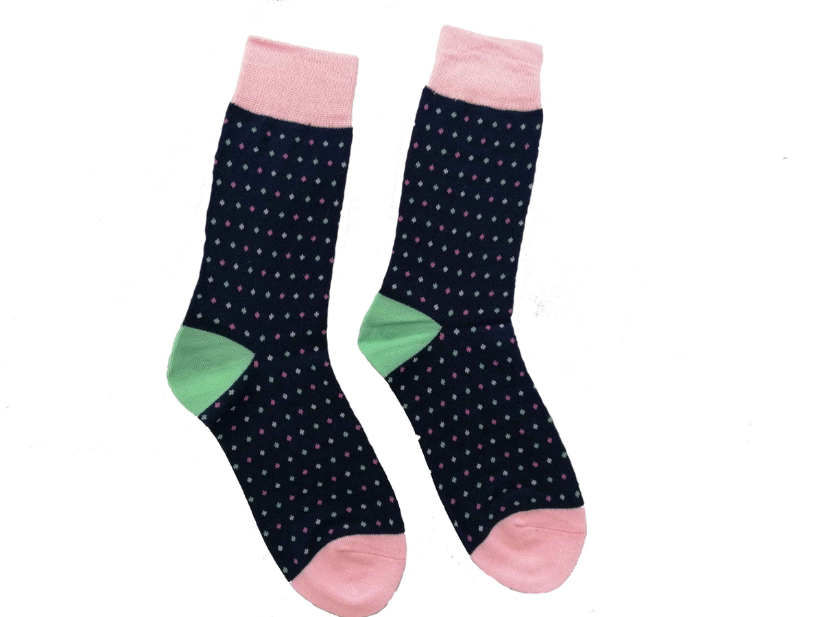 Maverix Essentials Pastel Dots Pink Socks