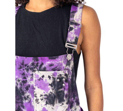 Vixxsin Meadow Dungarees | Purple Tie Dye