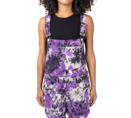 Vixxsin Meadow Dungarees | Purple Tie Dye