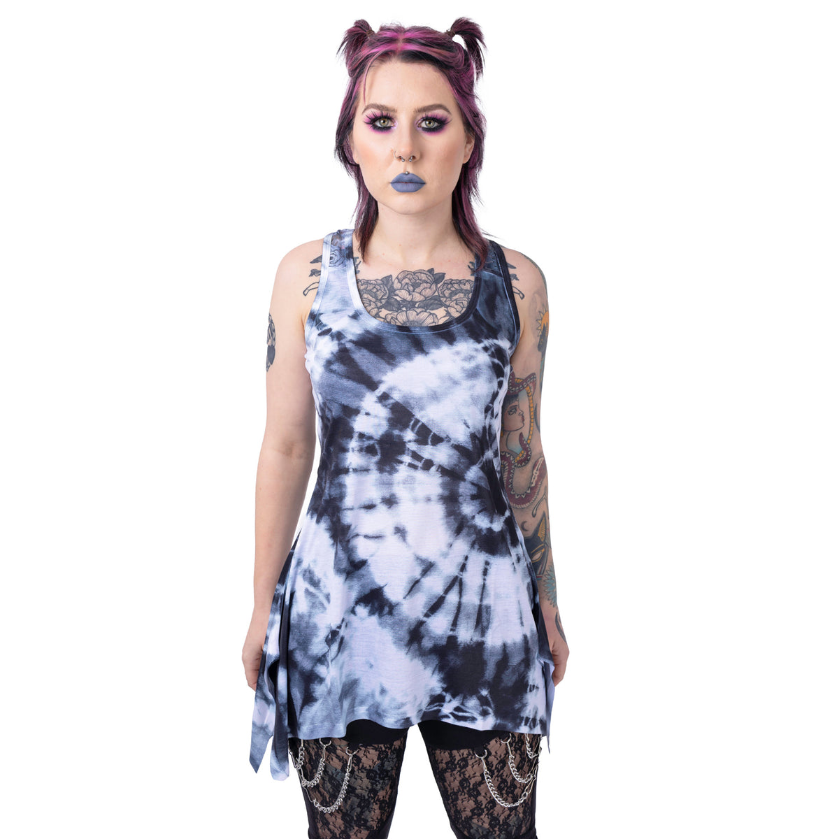 Innocent Clothing Spaced Out Lace Panel Vest Top